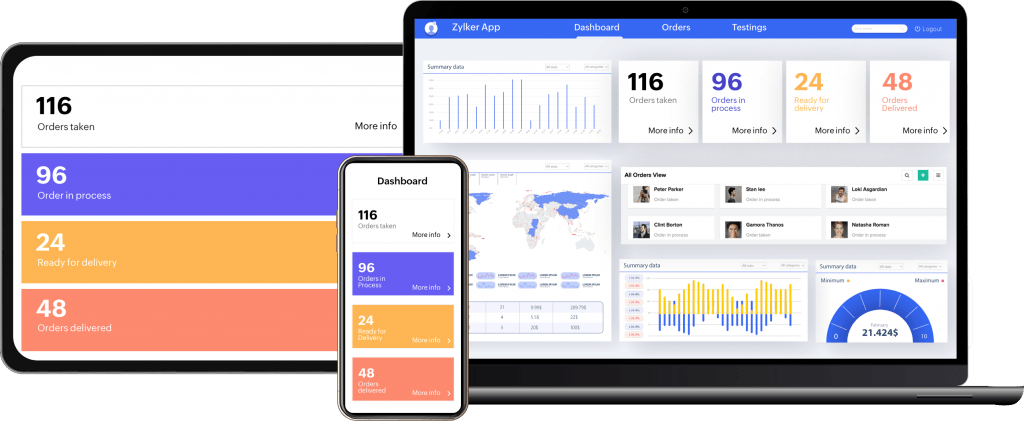 zoho creator mobile app development software
